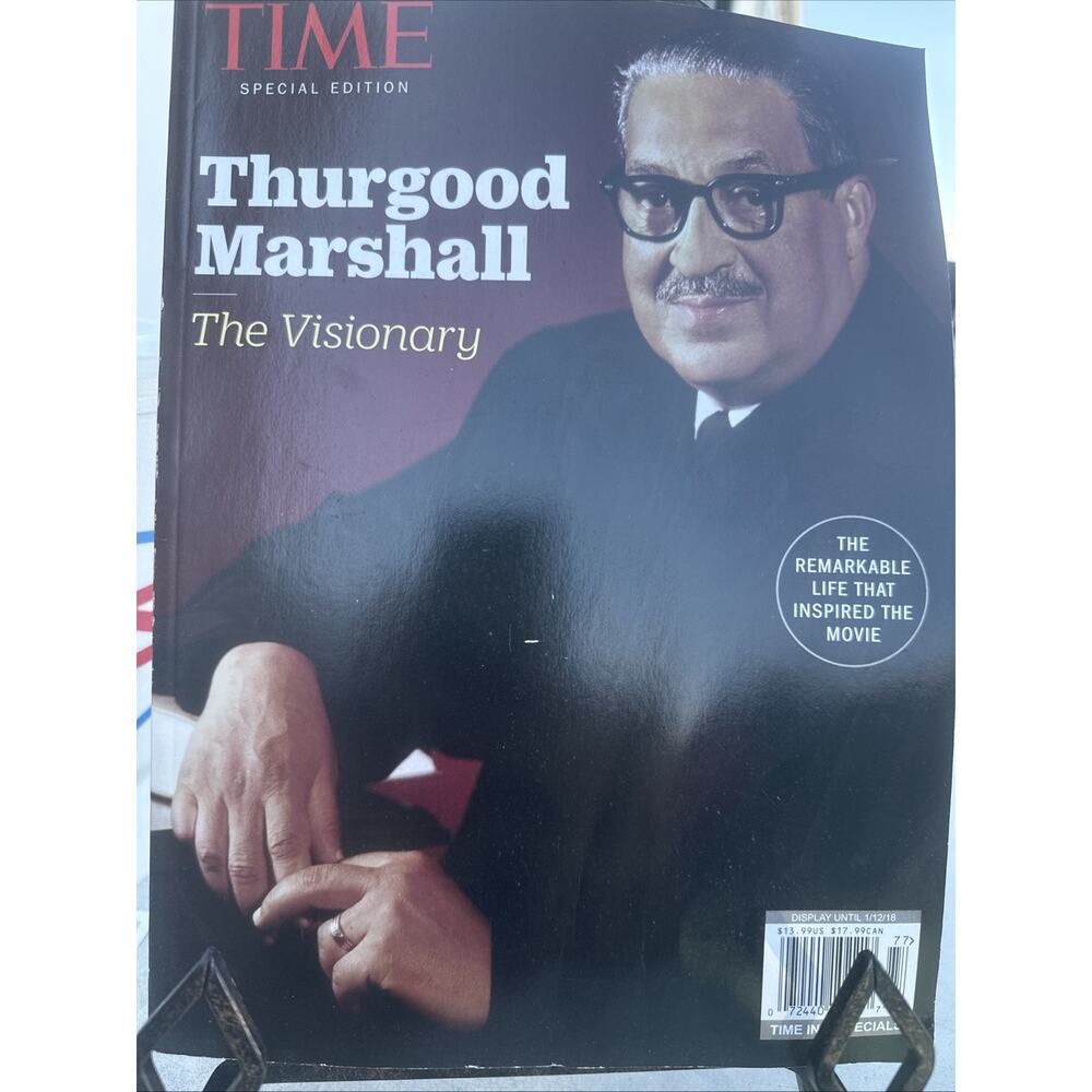 Time Magazine Thurgood Marshall Special EditionBack Issue‎ Jan 2018 History